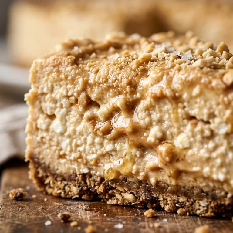 No Bake Cottage Cheese Peanut Butter Cheesecake High Protein Viral 3 Ingredient