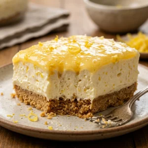 No Bake Lemon Icebox Dessert Easy 3 Ingredient No Bake Zero Heat
