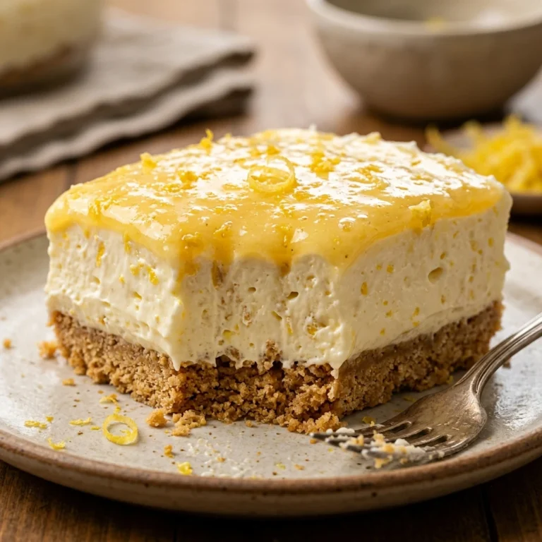 No Bake Lemon Icebox Dessert Easy 3 Ingredient No Bake Zero Heat