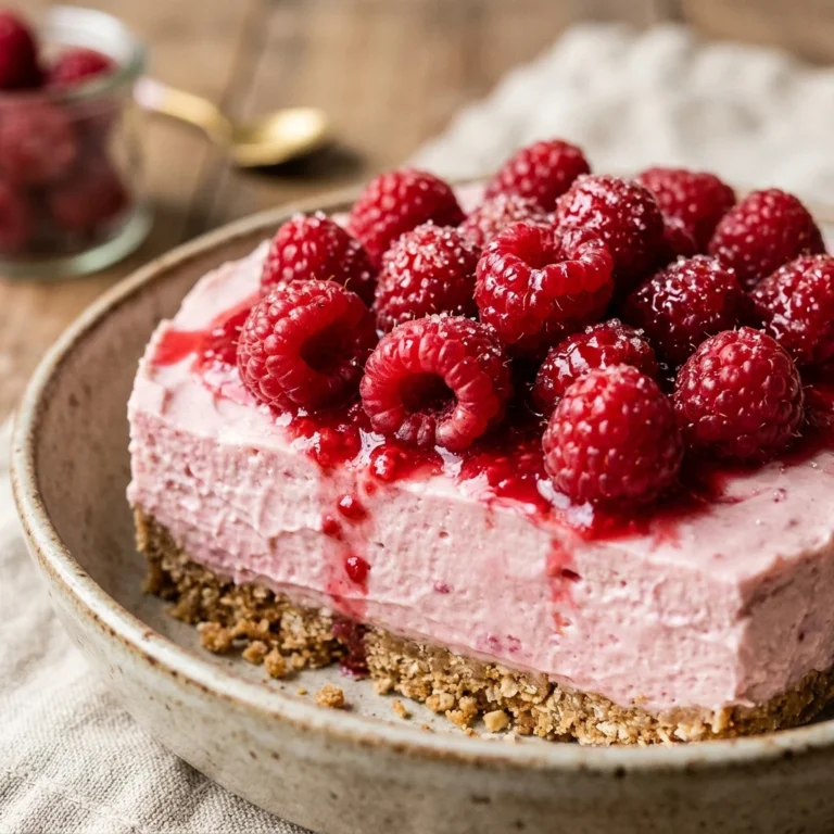 No Bake Raspberry Cheesecake Easy No Bake Dessert Zero Heat