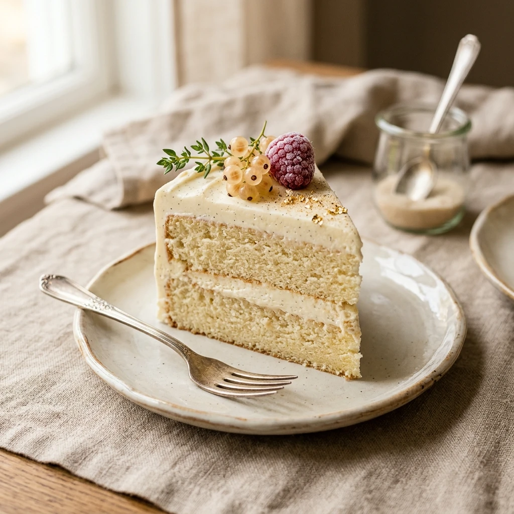 No Bake Vanilla Cake Easy 3 Ingredient No Fail Bakery Style