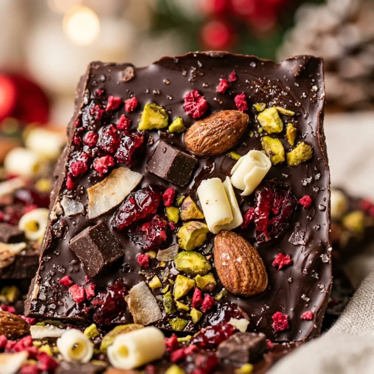 No Bake Vegan Christmas Bark - 10 Minutes