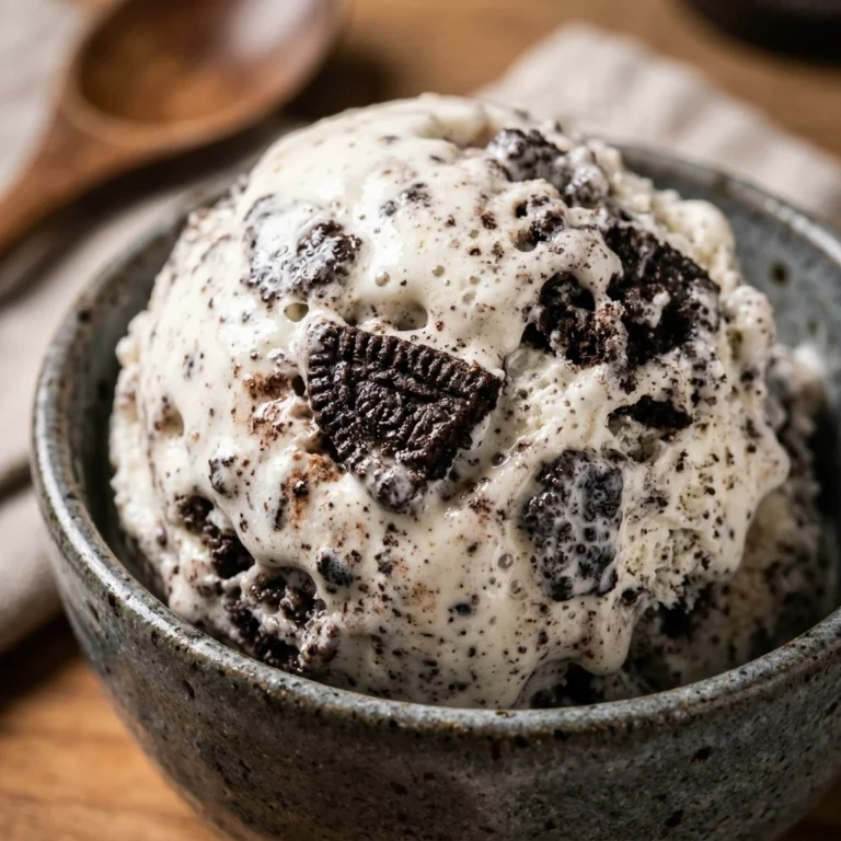 No Churn Cottage Cheese Oreo Ice Cream High Protein Viral 3 Ingredient
