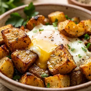 No Fail Air Fryer Breakfast Potatoes And Eggs