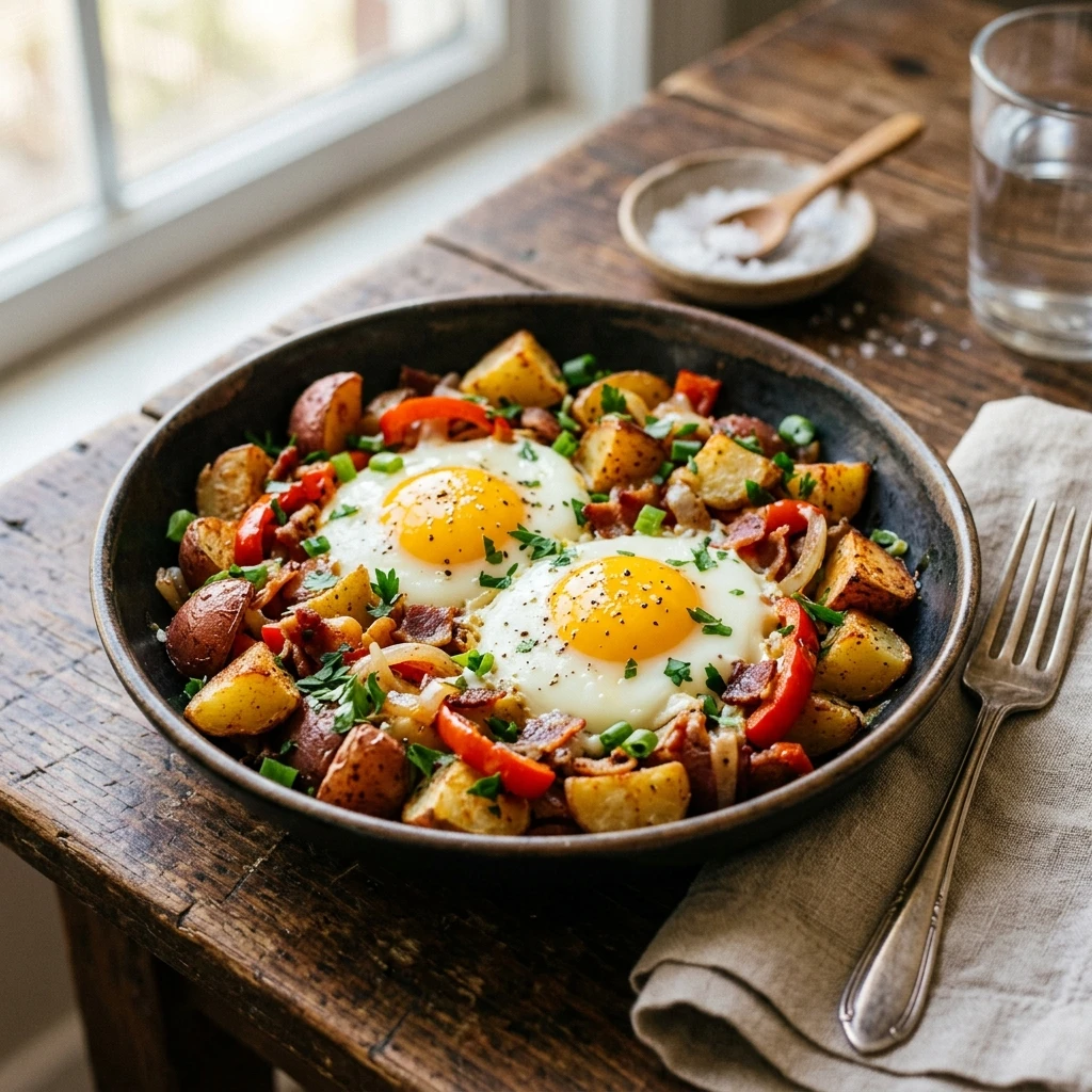 No Fail Air Fryer Breakfast Potatoes And Eggs
