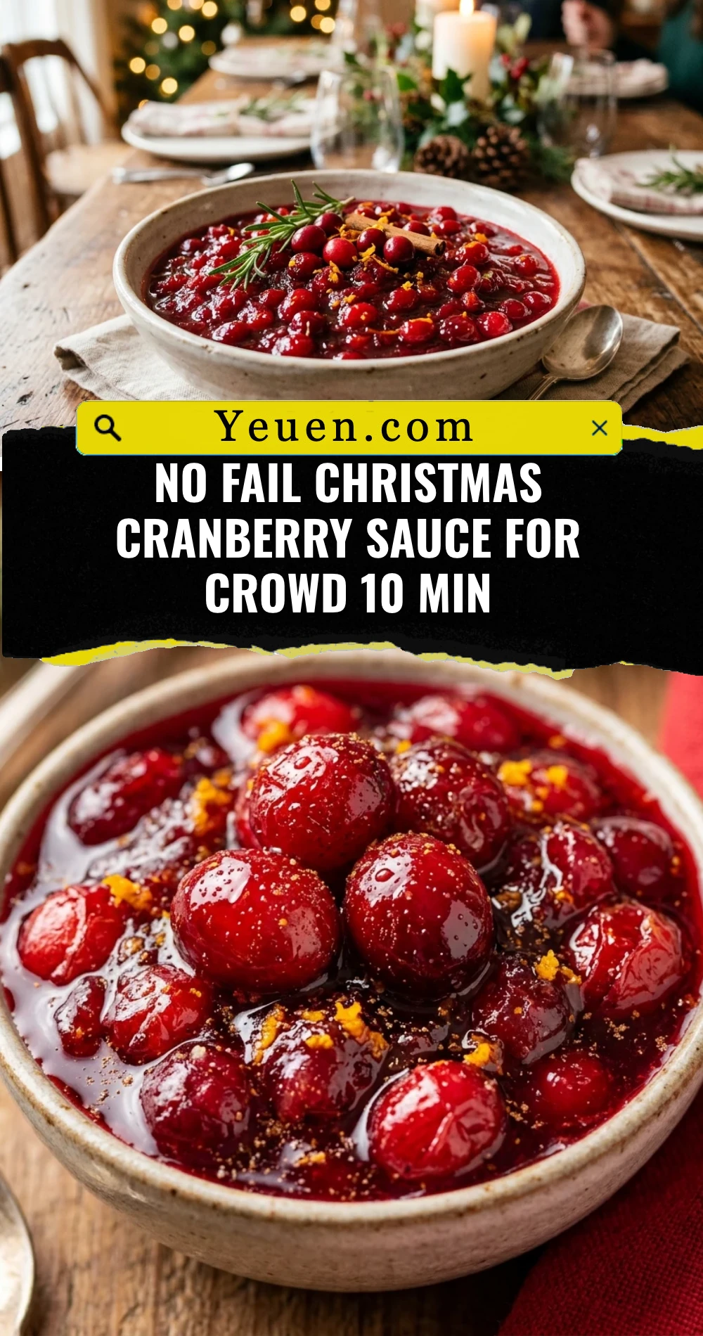 No Fail Christmas Cranberry Sauce For Crowd 10 Min