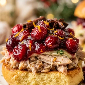 No Fail Christmas Cranberry Sauce With Orange And Leftover Turkey Sliders