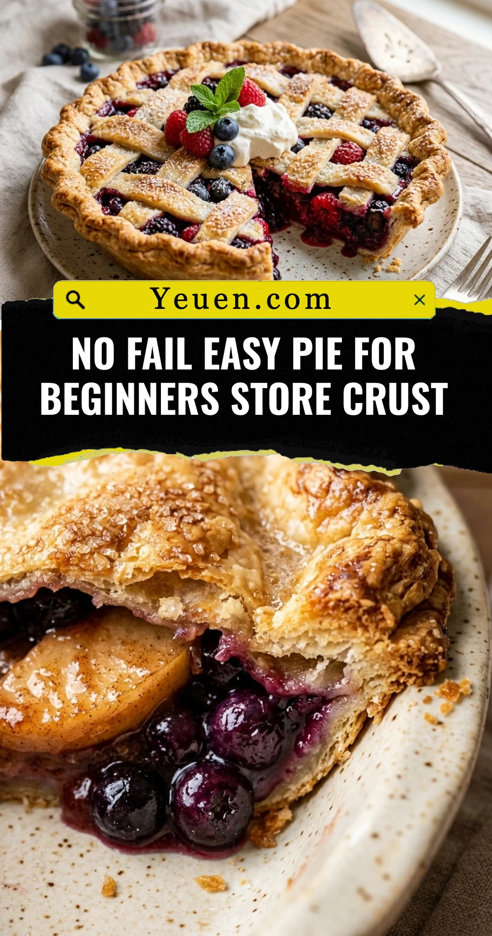 No Fail Easy Pie For Beginners Store Crust