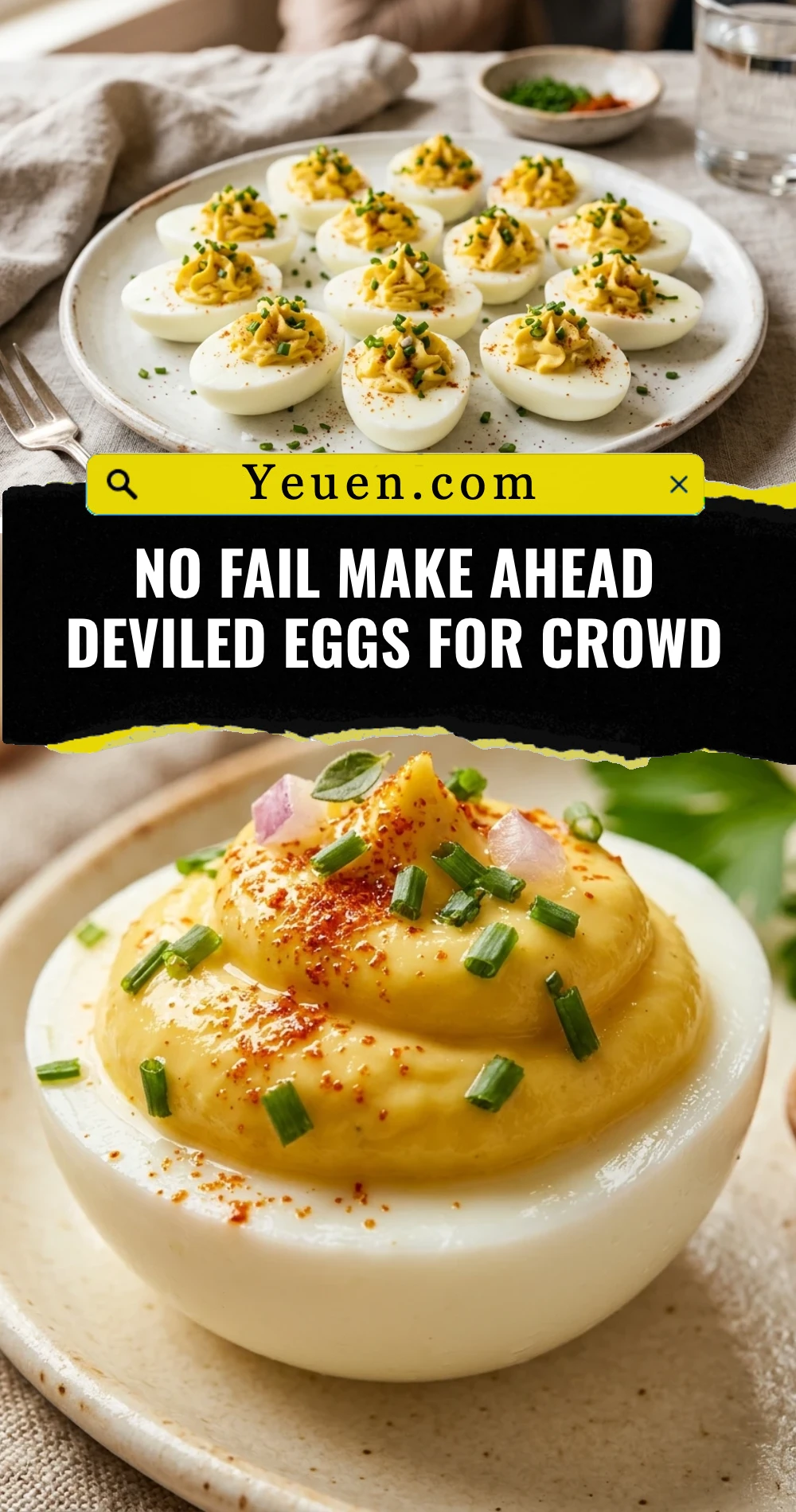 No Fail Make Ahead Deviled Eggs For Crowd