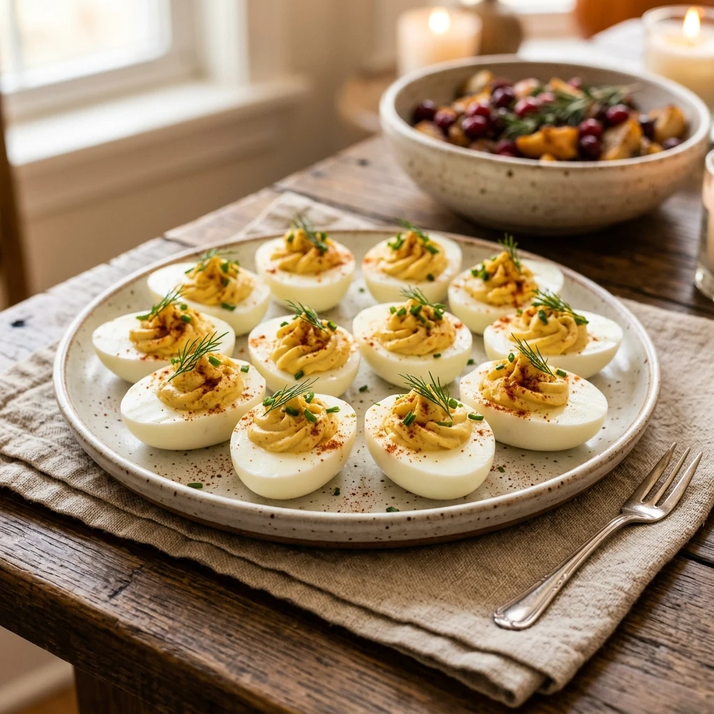 No Fail Make Ahead Deviled Eggs Thanksgiving