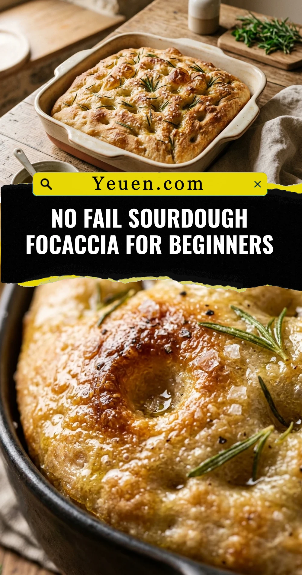 No Fail Sourdough Focaccia For Beginners