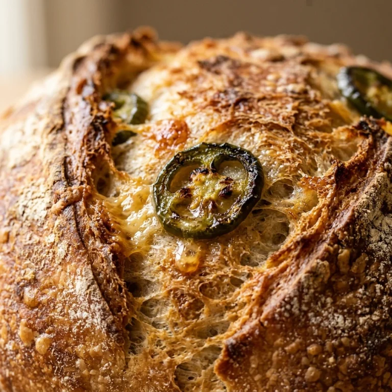 No Knead Jalapeno Bread Easy Homemade Beginner Artisan
