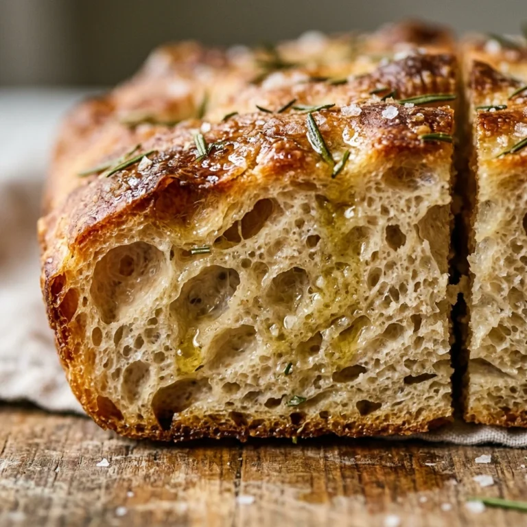 No Knead Sourdough Focaccia For Sandwiches