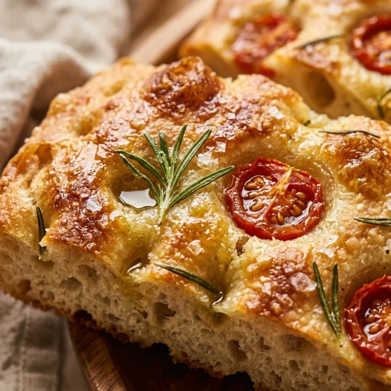 No Knead Sourdough Focaccia Overnight Easy