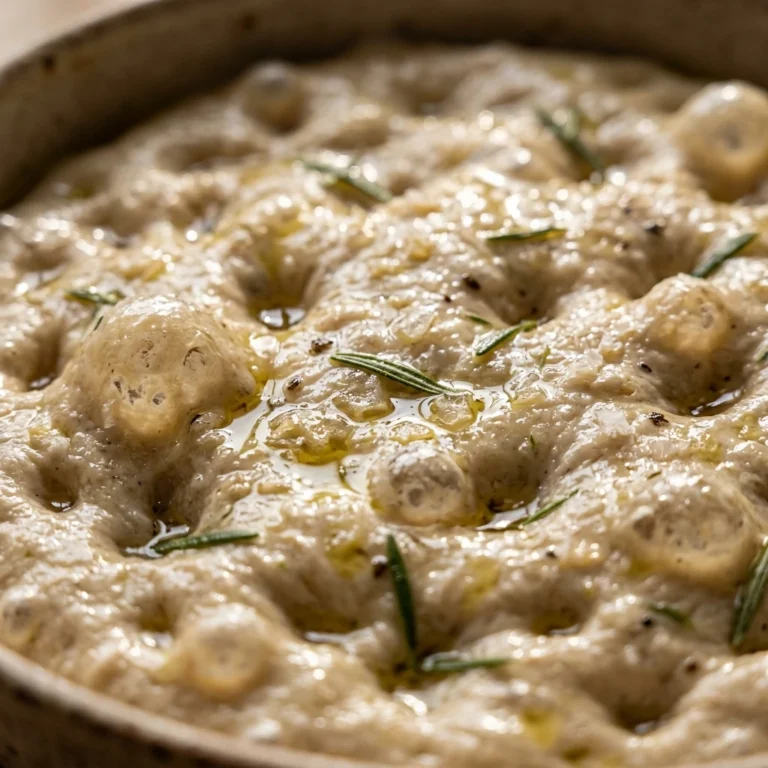 No Knead Sourdough Focaccia Overnight Ferment For Beginners