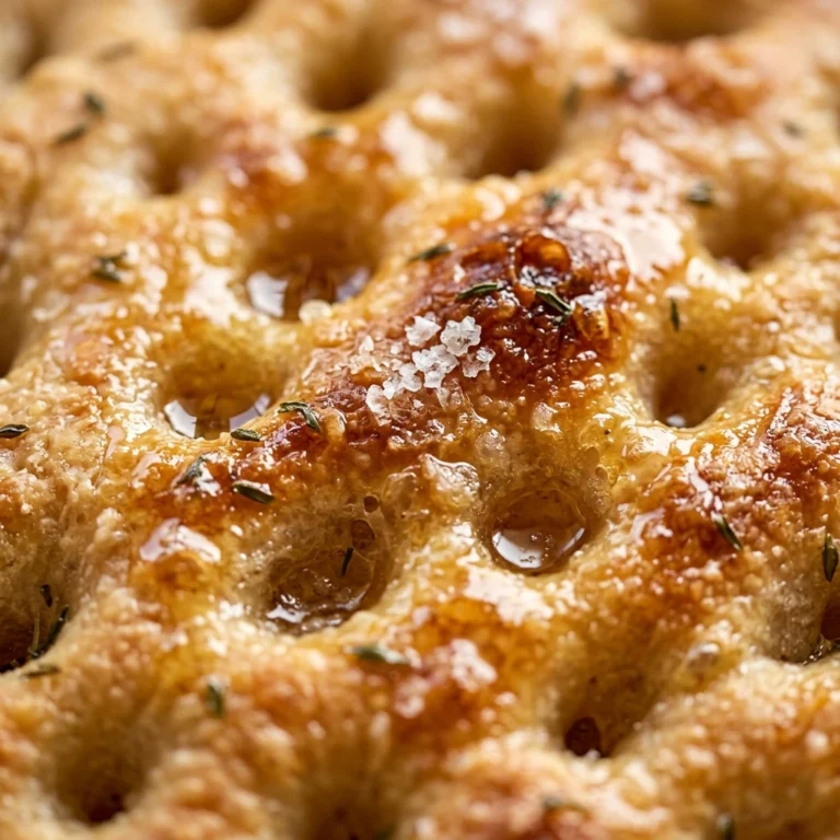 No Knead Sourdough Focaccia With Honey And Sea Salt Sweet