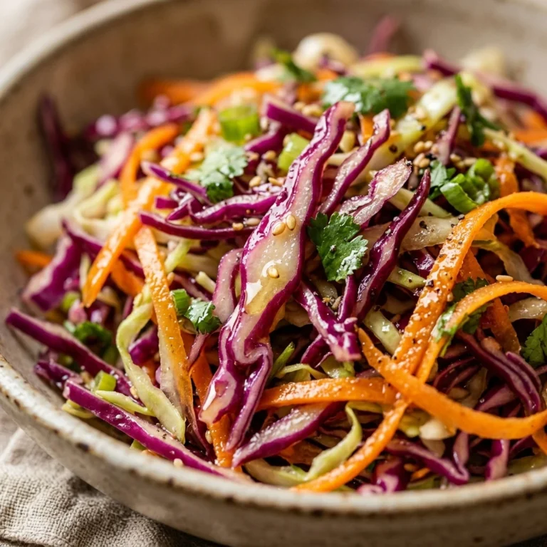 No Mayo Cabbage Slaw Crunchy Sweet