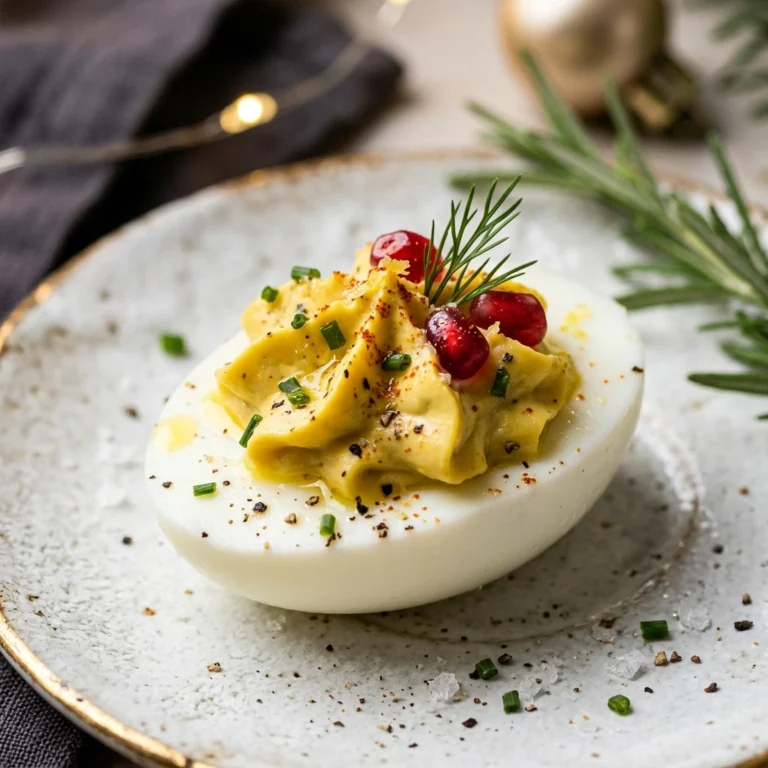 No Mayo Deviled Eggs For Christmas Eve