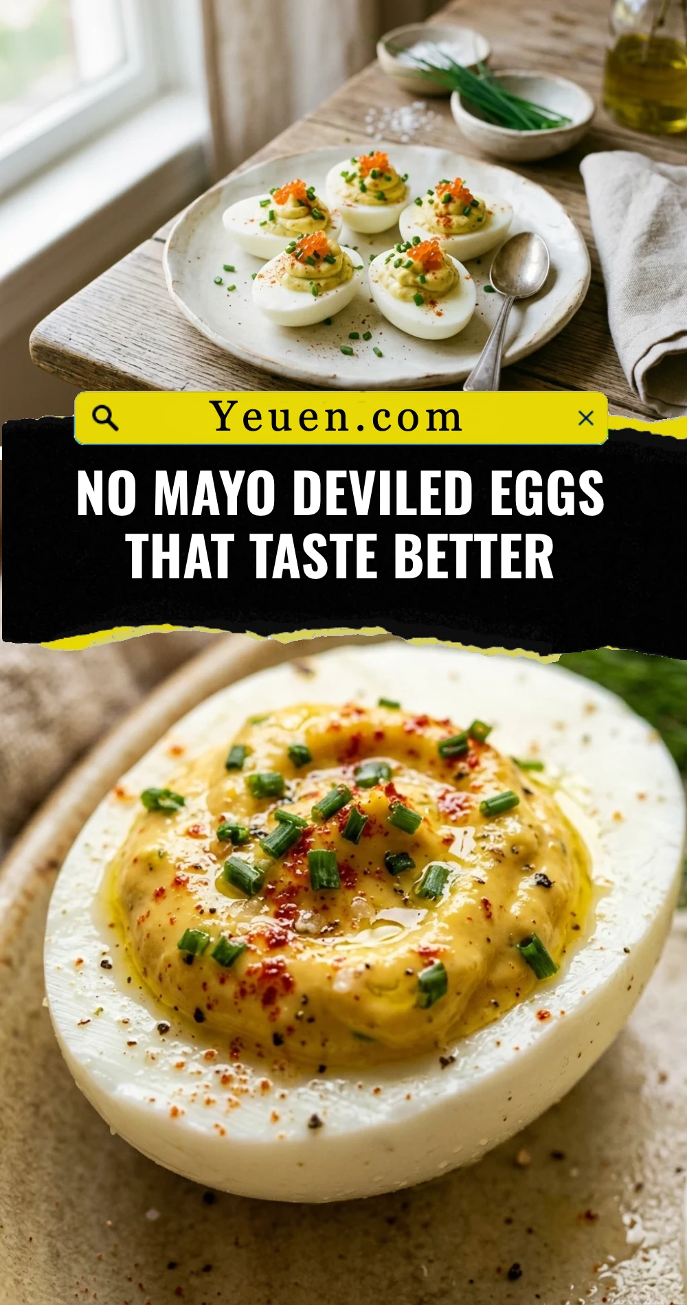No Mayo Deviled Eggs That Taste Better