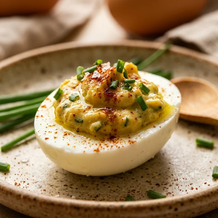No Mayo Deviled Eggs Viral Recipe