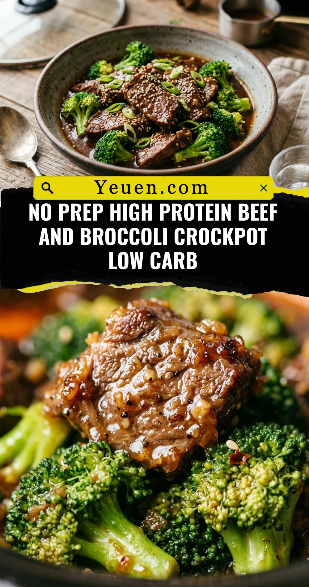 No Prep High Protein Beef And Broccoli Crockpot Low Carb