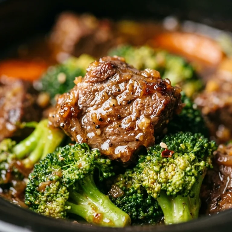 No Prep High Protein Beef And Broccoli Crockpot Low Carb
