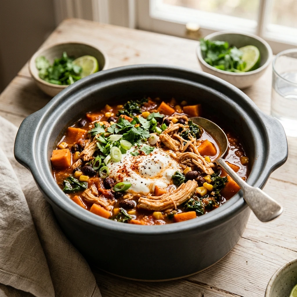 No Prep High Protein Chicken And Sweet Potato Crockpot Easy