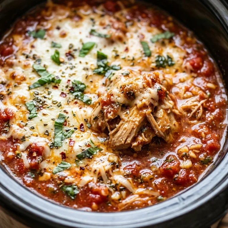 No Prep High Protein Chicken Parmesan Soup Crockpot Under $20 Feeds 8