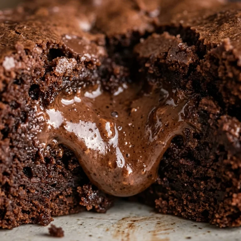 Nutella Stuffed Brownies 3 Ingredient Filling