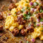 One Pan Big Batch Breakfast Burrito Sheet Pan