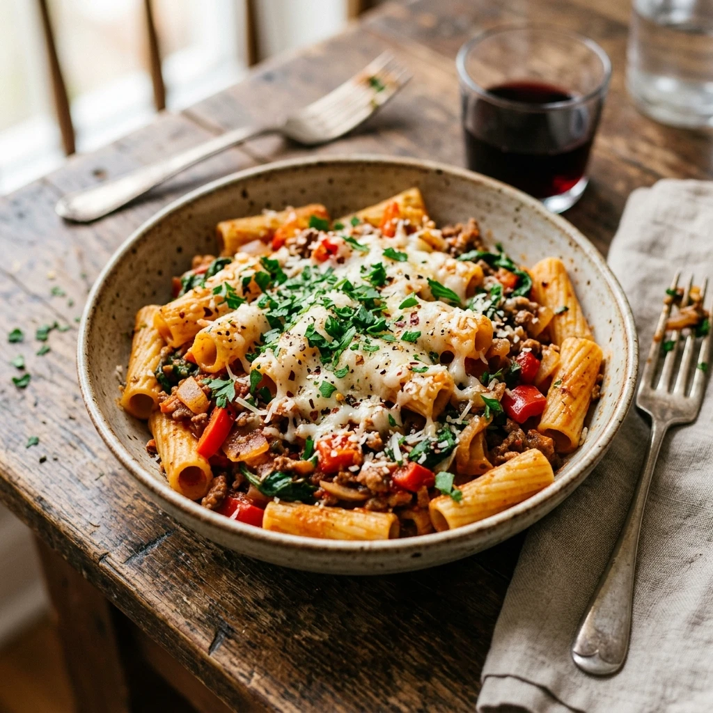 One Pot Budget Pasta - $8 Feeds 4 People