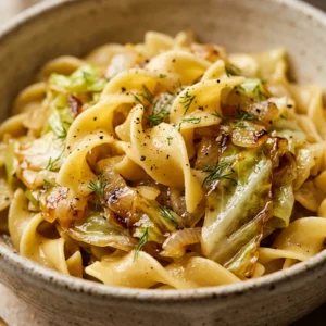 One-Pot Cabbage And Noodles Buttered Haluski
