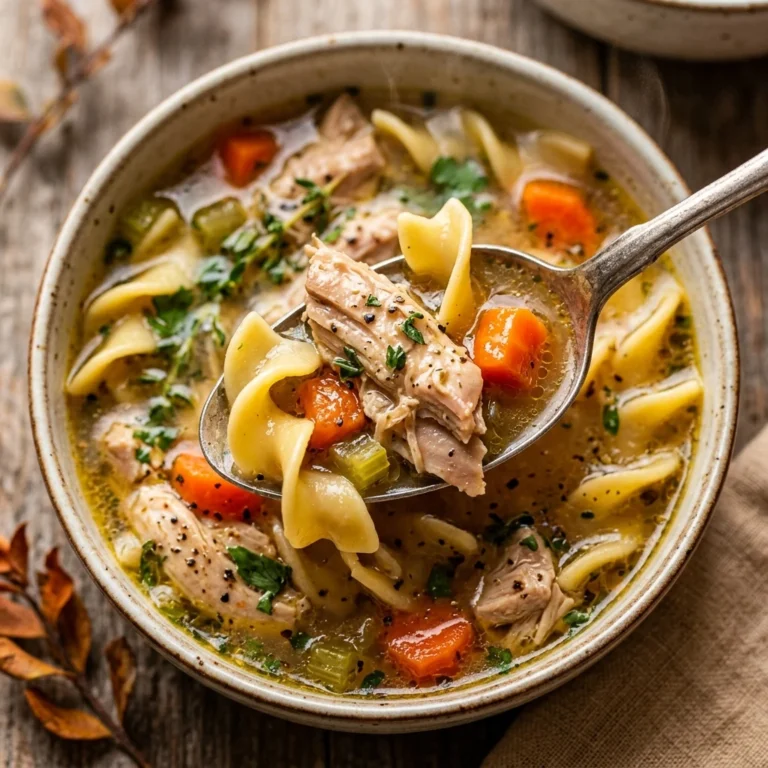 One Pot Chicken Noodle Soup Cozy Fall