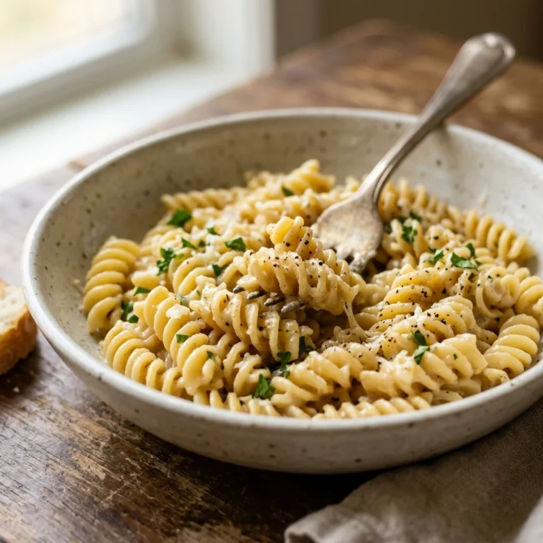 One-Pot Creamy Garlic Butter Pasta With Parmesan