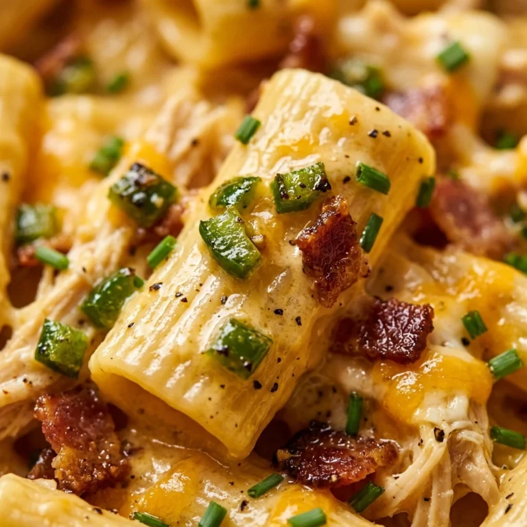 One-Pot Creamy Jalapeño Popper Chicken Pasta