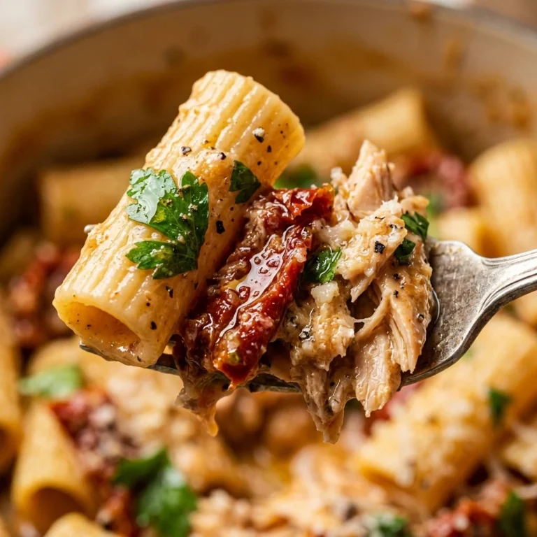 One-Pot Creamy Sun-Dried Tomato Chicken Pasta