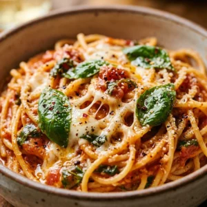 One Pot Creamy Tomato Basil Pasta 20 Minute Cheesy Weeknight Vegetarian