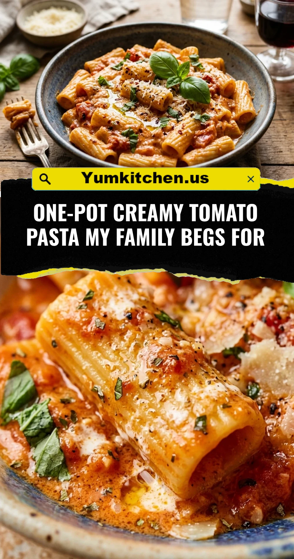 One-Pot Creamy Tomato Pasta My Family Begs For