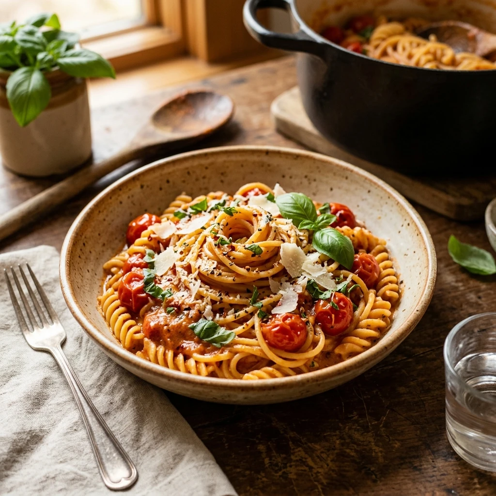 One-Pot Creamy Tomato Pasta My Family Begs For