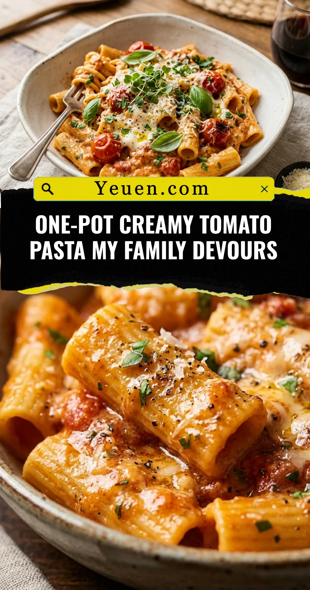 One-Pot Creamy Tomato Pasta My Family Devours