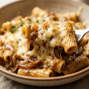 One-Pot French Onion Pasta Cheesy Comfort Food