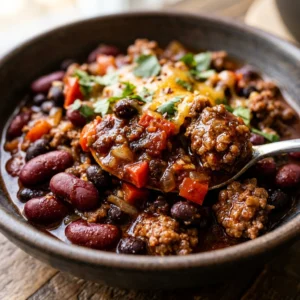 One Pot Ground Beef And Beans $10 Meal Easy Skillet Family Budget