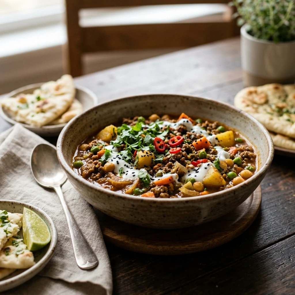One Pot Ground Beef Curry $10 Meal Easy Skillet Family Budget