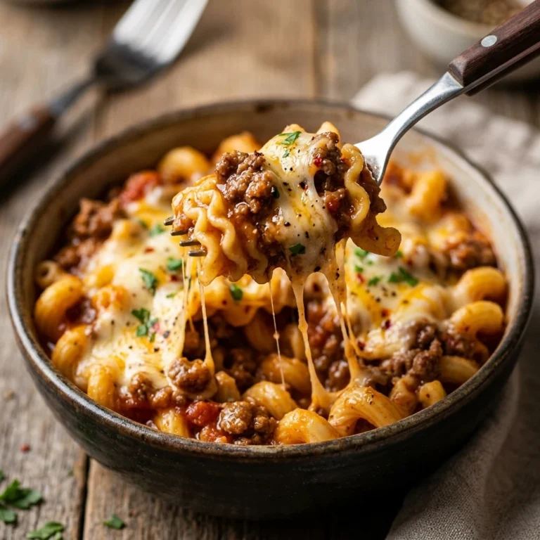 One Pot Ground Beef Pasta Cheesy 20 Min