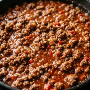 One Pot Ground Beef Sloppy Joe $10 Meal Easy Skillet Family Budget