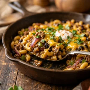 One Pot Ground Beef Taco Pasta $10 Meal Easy Skillet Family Budget