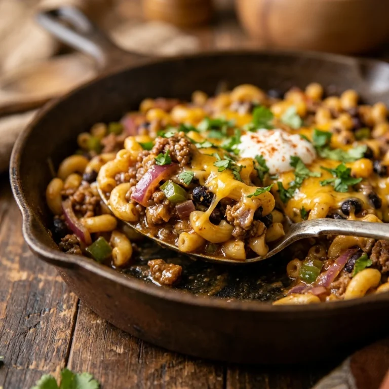 One Pot Ground Beef Taco Pasta $10 Meal Easy Skillet Family Budget