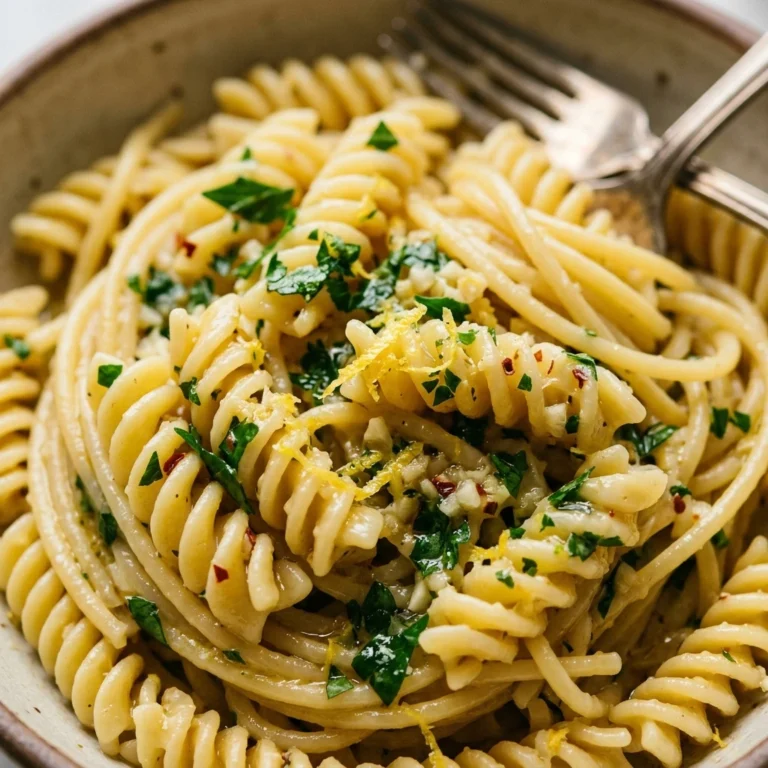 One-Pot Lemon Garlic Butter Pasta So Easy