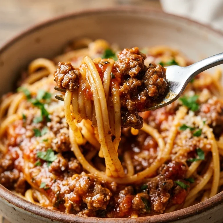 One Pot Spaghetti With Ground Beef Easy