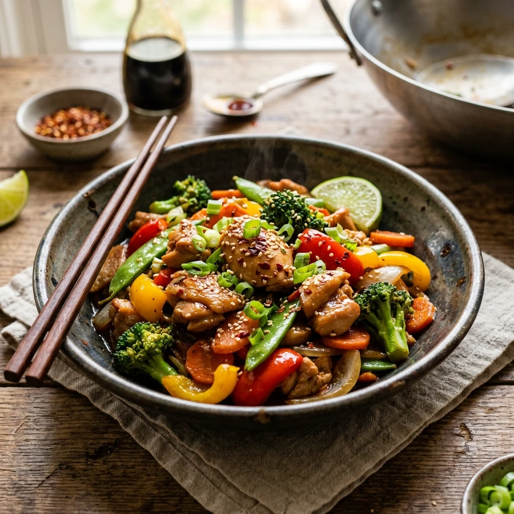 One Pot Stir Fry Dinner Quick Easy 20 Minute Meal Busy Night